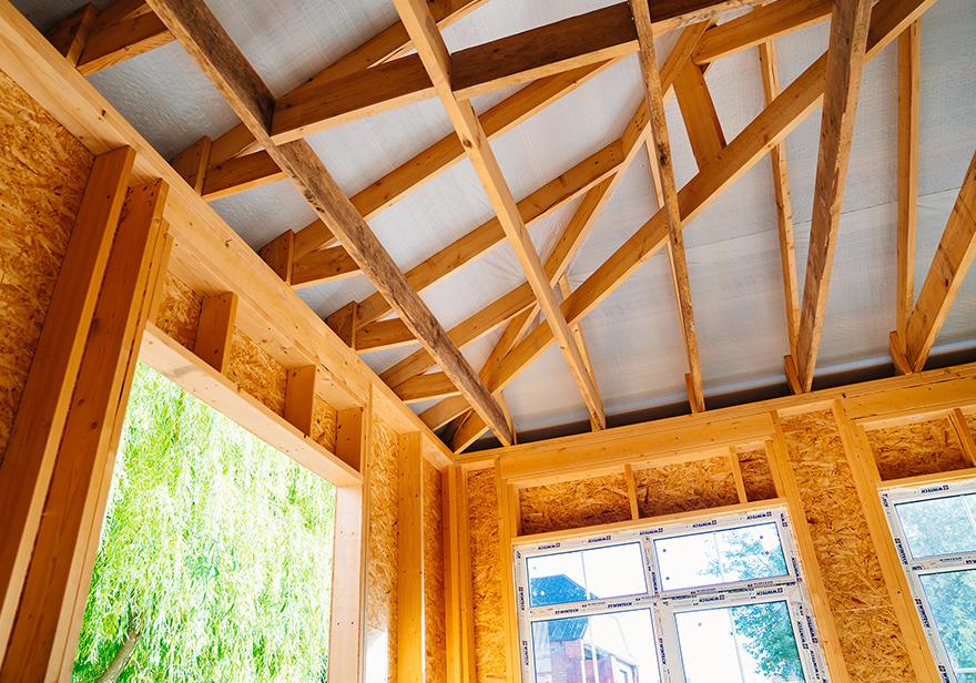 木の温もりを体感できる木造倉庫の建築